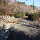 本丸大手一の門虎口を西側より望む