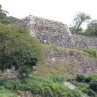 三階櫓台廻り石垣を丸の内上段より見上げる