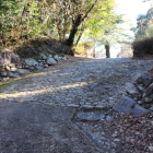 本丸搦手門跡北より