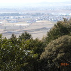 本曲輪北土塁横樹木伐採されて眺望良好天竜川も良く見える