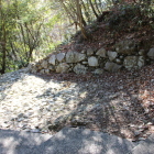 同左の南、東の丸Ⅱ東先端根石垣