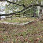 二の丸拡張郭北西角の隅櫓礎石