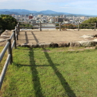 楯蔵跡石垣台上