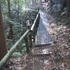 同左の南上に登って崖架橋