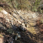 本丸西側鉢巻石垣Ⅴ南方向