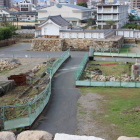 北側太鼓御門櫓台より中ノ御門を眺める