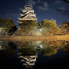 夜はライトアップしてました②