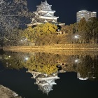 夜はライトアップしてました①