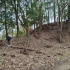 Ⅳ郭からⅡ郭の櫓台