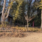 神社があるあたりが早島城の主郭?