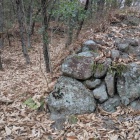 7合目付近の石積