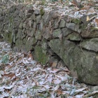 主郭虎口の石垣