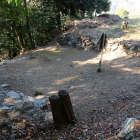 南腰曲輪への枡形虎口