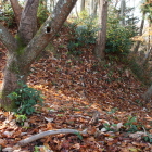 竪堀もしくは二の丸への登城路