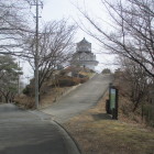 西(道路)から主郭方向