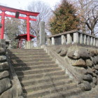 南の参道、高低差が分かる