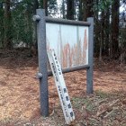 標柱よ&hellip;（泣）