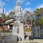 光秀の石像