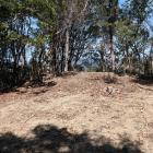 主郭北端の土塁