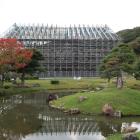 宝隆院庭園と仁風閣（保存修理中）