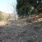 主郭部西面の帯曲輪