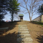 古墳上のある神社