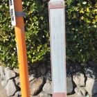 「物集女町中条」という標柱