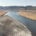 下野大橋から那珂川を眺望
