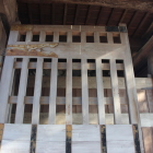 大扉の透かし扉上部