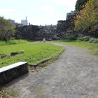 小天守台石階段側、北側より見る