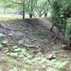 本丸広場上段郭下北西土塁法面