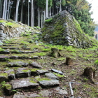 西虎口搦手裏門跡石階段と