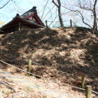 二の丸南土塁南西角もスッキリ