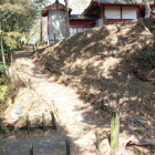 二の丸南土塁南西角虎口スッキリ