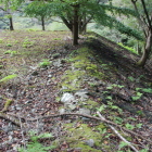 同左本丸広場北西土塁跡？