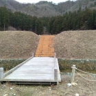 一の城戸と土塁