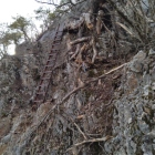 犬戻り駒返しの鉄梯子2か所