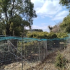 東の城から西の城を望む