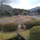 二の城戸　堀と土塁