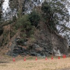 阿波青石の岩盤