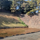 石垣と土塁の継ぎ目