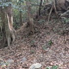 三郭下の崩れた石積