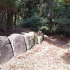 ⑦	杉ノ城西側にある切堀（神籠石が残る）