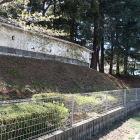 ②土橋門横の土塁