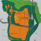 小長谷城址配置図
