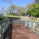 本丸境の堀切に架かる橋