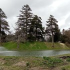 南東側から本丸を望む