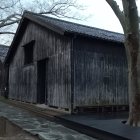 山居倉庫裏側