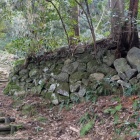 登山途中の石垣