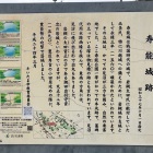 寿能城跡　案内板